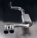 REMUS Performance Exhaust System Exhaust Honda CRZ Cat-Back: Connection tube (instead of front silencer) & Sport exhaust centered with 2 tail pipes street Race - MODE Auto Concepts