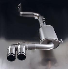 REMUS Performance Exhaust System Exhaust Honda CRZ Cat-Back: Connection tube (instead of front silencer) & Sport exhaust centered with 2 tail pipes street Race - MODE Auto Concepts