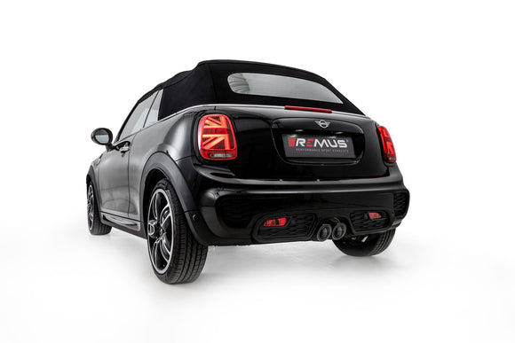 REMUS Performance Exhaust System Exhaust Mini Cooper S & JCW F56 / F57 Axle-back style system centered, incl. ECE type approval - MODE Auto Concepts