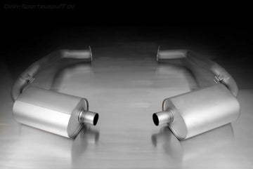 REMUS Performance Exhaust System Exhaust RACING stainless steel sport style for Porsche Boxster 987, Cayman and Cayman S,no catalytic convertor, without homologation - MODE Auto Concepts
