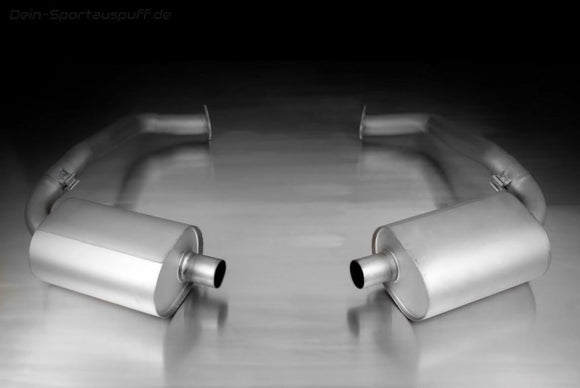 REMUS Performance Exhaust System Exhaust RACING stainless steel sport style for Porsche Boxster 987, Cayman and Cayman S,no catalytic convertor, without homologation - MODE Auto Concepts