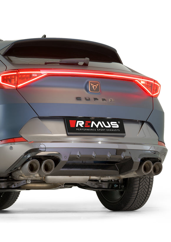 REMUS Performance Exhaust System Exhaust System CUPRA Formentor VZx, 4Drive, SPORT Axle-back style, incl. (EEC-) approval - MODE Auto Concepts