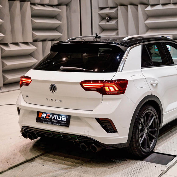 REMUS Performance Exhaust System Exhaust T-Roc R SPORT GPF-Back-System incl. (EC-) approval - MODE Auto Concepts