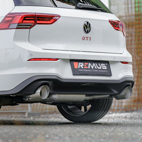 REMUS Performance Exhaust System Exhaust VW Golf 8 GTI RACING GPF-back-system NO (EEC-) APPROVAL - MODE Auto Concepts