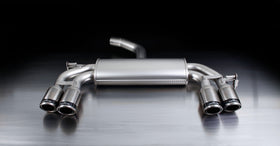 REMUS Performance Exhaust System Exhaust VW Scirocco sport exhaust with left/right each 2 tail pipes Ø 84 mm Carbon Race - MODE Auto Concepts