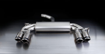 REMUS Performance Exhaust System Exhaust VW Scirocco sport exhaust with left/right each 2 tail pipes Ø 84 mm Carbon Race - MODE Auto Concepts