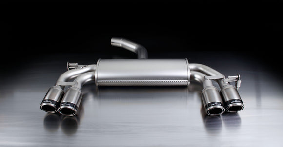 REMUS Performance Exhaust System Exhaust VW Scirocco sport exhaust with left/right each 2 tail pipes Ø 84 mm Carbon Race - MODE Auto Concepts