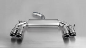 REMUS Performance Exhaust System Exhaust VW Scirocco sport style exhaust with left/right each 2 tail pipes Ø 84 mm Carbon Race, with EEC homologation - MODE Auto Concepts