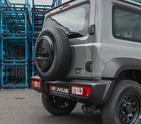 REMUS Performance Exhaust System GPF Back Exhaust System (outlet right side) - Suzuki Jimny (EC approved) - MODE Auto Concepts