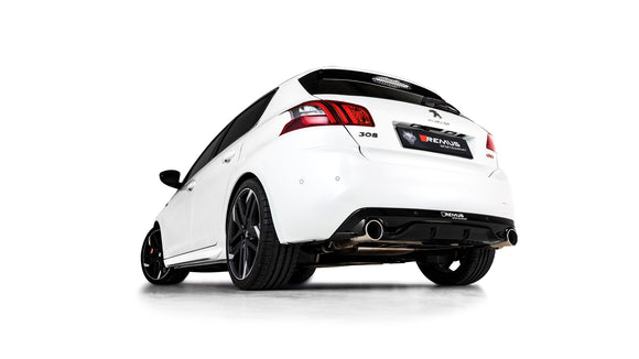 REMUS Performance Exhaust System Peugeot 308 GTI facelift 1.6l RACING style Cat-back-exhaust system upgrade. No (EC-) APPROVAL - MODE Auto Concepts