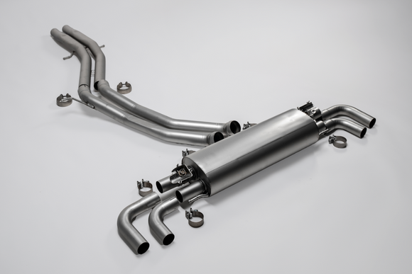 REMUS Performance Exhaust System Porsche Cayenne E-Hybrid Sport exhaust centered (absorption principle) for L/R system for the - MODE Auto Concepts