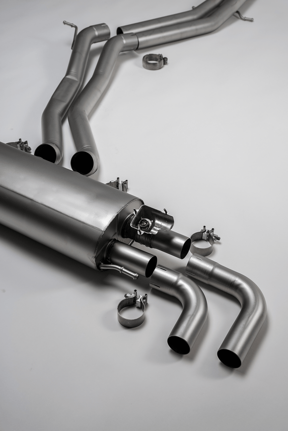 REMUS Performance Exhaust System Porsche Cayenne E-Hybrid Sport exhaust centered (absorption principle) for L/R system for the - MODE Auto Concepts