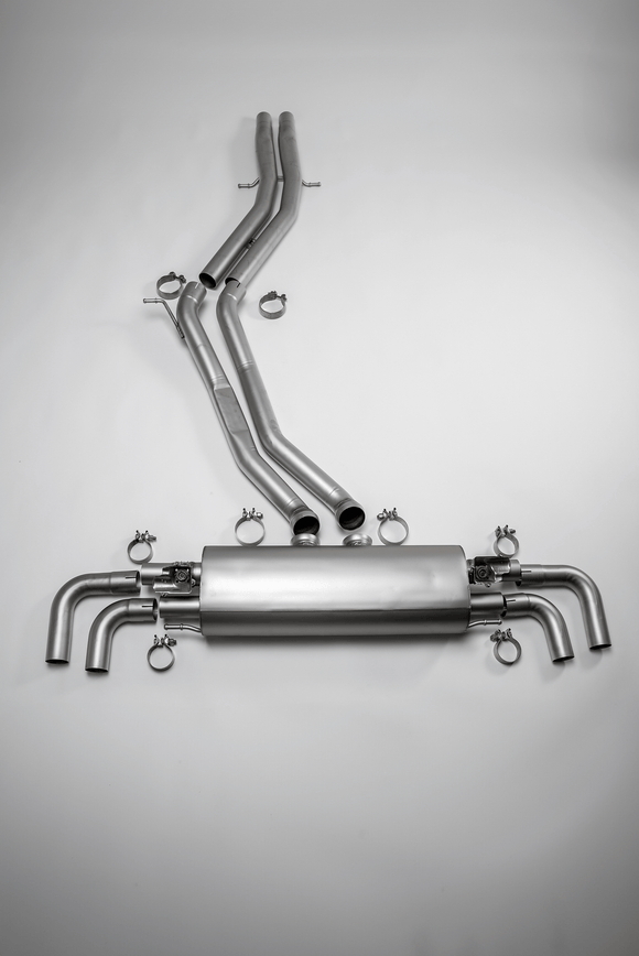 REMUS Performance Exhaust System Porsche Cayenne E-Hybrid Sport exhaust centered (absorption principle) for L/R system for the - MODE Auto Concepts
