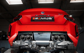 REMUS Performance Exhaust System RACING Axle-Back exhaust system for BMW M2 G87 (with selectable tail pipes), NO EC type approval - MODE Auto Concepts