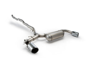 REMUS Performance Exhaust System RACING axle back sport exhaust centered for L/R system for the MINI JCW (selectable tail pipes), no EC approval - MODE Auto Concepts