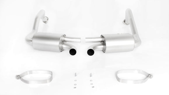 REMUS Performance Exhaust System RACING Axle-back system, stainless steel sport exhausts left and right for Porsche Cayman 718 - MODE Auto Concepts