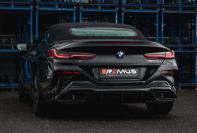 REMUS Performance Exhaust System Racing-Cat-back Sport Exhaust for the BMW M850iX, G14 Cabrio / G15 & G16 Coupe, NO (EC-) approval - MODE Auto Concepts