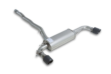 REMUS Performance Exhaust System RACING Cat-Back sport rear exhaust for the MINI JCW (selectable tail pipes), centered for L/R system no EC approval - MODE Auto Concepts