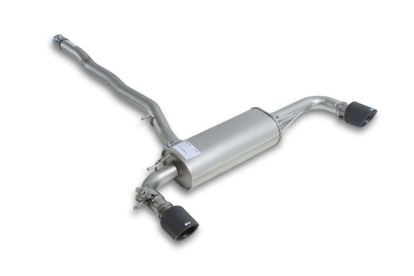 REMUS Performance Exhaust System RACING Cat-Back sport rear exhaust for the MINI JCW (selectable tail pipes), centered for L/R system no EC approval - MODE Auto Concepts