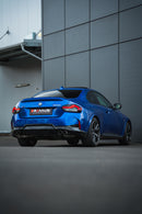 REMUS Performance Exhaust System RACING Cat-back-system L/R quad: Sport exhaust centered for BMW M240i(x) Coupe, NO (EC-) approval - MODE Auto Concepts