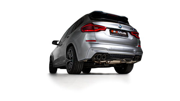 REMUS Performance Exhaust System RACING cat-back-system L/R: RACING sport exhaust, with 2 integrated valves, NO (EEC-) APPROVAL - MODE Auto Concepts