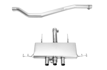 REMUS Performance Exhaust System Racing Downpipe-back Remus exhaust system Honda Civic Type-R, FL5 centered Exhaust (absorption principle) No EC approval - MODE Auto Concepts