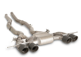 REMUS Performance Exhaust System RACING Downpipe-Back System, Titanium Sport Exhaust BMW M3 & M4 Competition, NO (EEC-) APPROVAL - MODE Auto Concepts