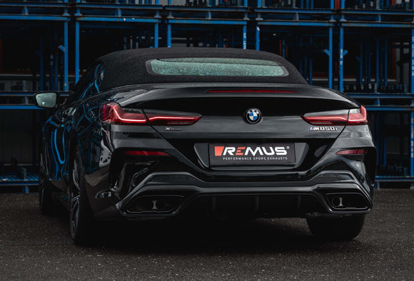 REMUS Performance Exhaust System Racing-GPF-back Sport Exhaust for the BMW M850iX, G14 Cabrio / G15 & G16 Coupe, NO (EC-) approval - MODE Auto Concepts
