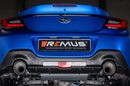 REMUS Performance Exhaust System Racing GPF-back sport exhaust system (absorption principle with tail pipe set) for Subaru BRZ, NO EC approval - MODE Auto Concepts