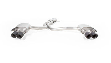 REMUS Performance Exhaust System RACING-GPF-Back-System L/R: Sports silencer with 1 integrated flap each, RACING front silencer replacement pipes and middle silencer, NO EC TYPE APPROVAL - MODE Auto Concepts