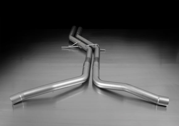 REMUS Performance Exhaust System Racing tube instead of front silencer, without homologation - MODE Auto Concepts