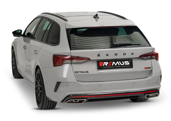 REMUS Performance Exhaust System Skoda Octavia RS IV - GPF/Cat-Back RACING Exhaust System, incl. NO (EC-) approval - MODE Auto Concepts