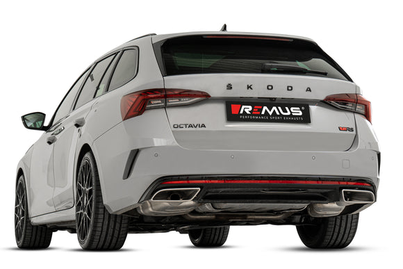 REMUS Performance Exhaust System Skoda Octavia RS IV - GPF/Cat-Back RACING Exhaust System, incl. NO (EC-) approval - MODE Auto Concepts