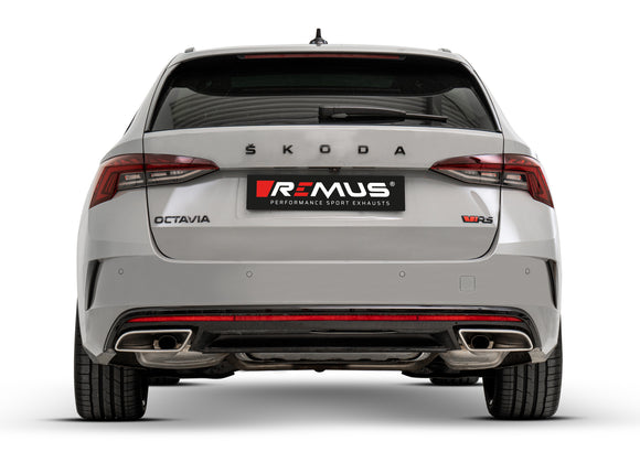 REMUS Performance Exhaust System Skoda Octavia RS IV - GPF/Cat-Back RACING Exhaust System, incl. NO (EC-) approval - MODE Auto Concepts