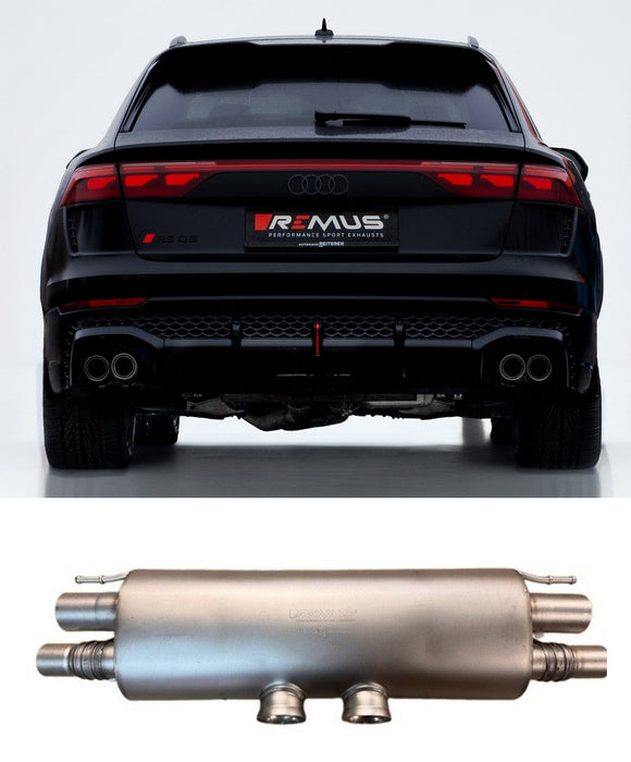 REMUS Performance Exhaust System Sport exhaust centered (absorpion principle) for L/R system - MODE Auto Concepts