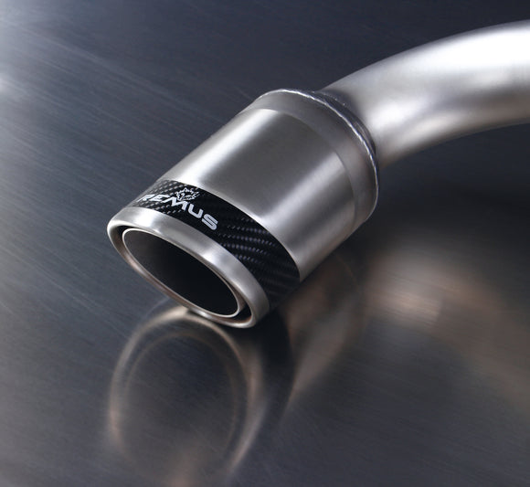 REMUS Performance Exhaust System sport exhaust centered with left/right each 1 tail pipe Ø 84 mm Carbon Race - MODE Auto Concepts