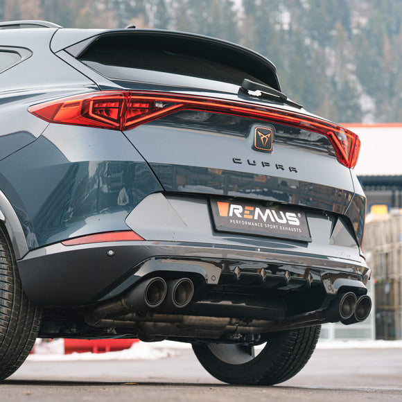 REMUS Performance Exhaust System Sport exhaust CUPRA Formentor VZ E-Hybrid, centered (absorption principle) for L/R system incl. (EC-) approval - MODE Auto Concepts
