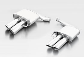 REMUS Performance Exhaust System sport exhaust left and right with 2 tail pipes Ø 84 mm angled - MODE Auto Concepts