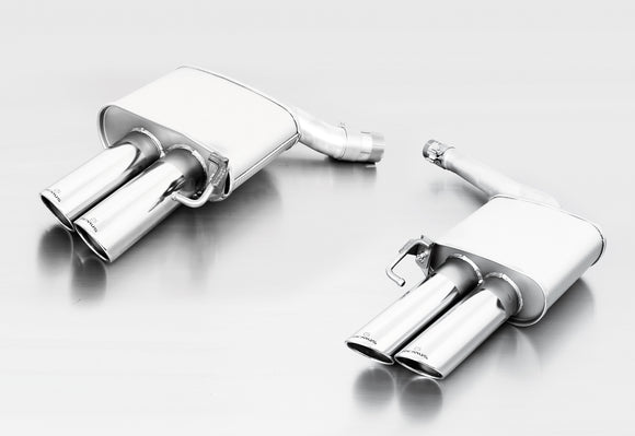 REMUS Performance Exhaust System sport exhaust left and right with 2 tail pipes Ø 84 mm angled - MODE Auto Concepts