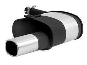 REMUS Performance Exhaust System sport exhaust with 1 tail pipe 92x78 mm - MODE Auto Concepts