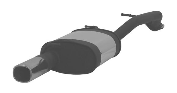 REMUS Performance Exhaust System sport exhaust with 1 tail pipe 92x78 mm - MODE Auto Concepts