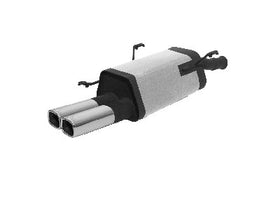 REMUS Performance Exhaust System sport exhaust with 2 tail pipes 80x65 mm - MODE Auto Concepts