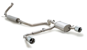 REMUS Performance Exhaust System Suzuki Swift Sport Hybrid and Boosterjet AZ Cat-Back Exhaust System incl 2 tail pipes Ø 115 mm chromed silver, angled rolled, incl. (EC-) approval - MODE Auto Concepts
