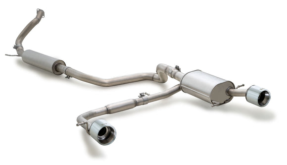 REMUS Performance Exhaust System Suzuki Swift Sport Hybrid and Boosterjet AZ Cat-Back Exhaust System incl 2 tail pipes Ø 115 mm chromed silver, angled rolled, incl. (EC-) approval - MODE Auto Concepts