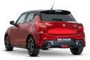 REMUS Performance Exhaust System Suzuki Swift Sport Hybrid and Boosterjet Cat-Back Exhaust System incl 2 tail pipes Ø 115 mm Black Stainless steel, angled rolled, incl. (EC-) approval - MODE Auto Concepts