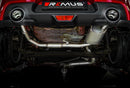 REMUS Performance Exhaust System Suzuki Swift Sport Hybrid and Boosterjet Cat-Back Exhaust System incl 2 tail pipes Ø 115 mm Black Stainless steel, angled rolled, incl. (EC-) approval - MODE Auto Concepts