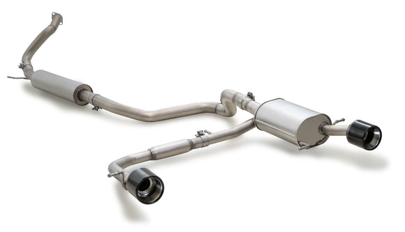 REMUS Performance Exhaust System Suzuki Swift Sport Hybrid and Boosterjet Cat-Back Exhaust System incl 2 tail pipes Ø 115 mm Black Stainless steel, angled rolled, incl. (EC-) approval - MODE Auto Concepts