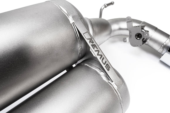 REMUS Performance Exhaust System Toyota GR Supra RACING Axle-back Exhaust System with Chromed Tail Pipe Tips (No -EC homologation) - MODE Auto Concepts