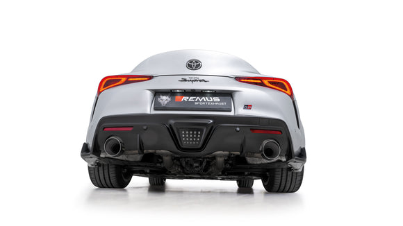 REMUS Performance Exhaust System Toyota GR Supra SPORTS Axle-back Exhaust System with selectable tail pipe tips (incl. -EC homologation) - MODE Auto Concepts