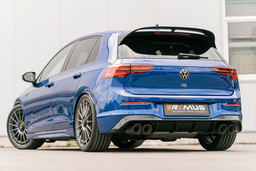 REMUS Performance Exhaust System VW Golf 8 R, GPF-Back RACING Exhaust System L/R, NO (EEC-) APPROVAL - MODE Auto Concepts
